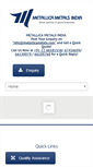 Mobile Screenshot of metallicametals.com